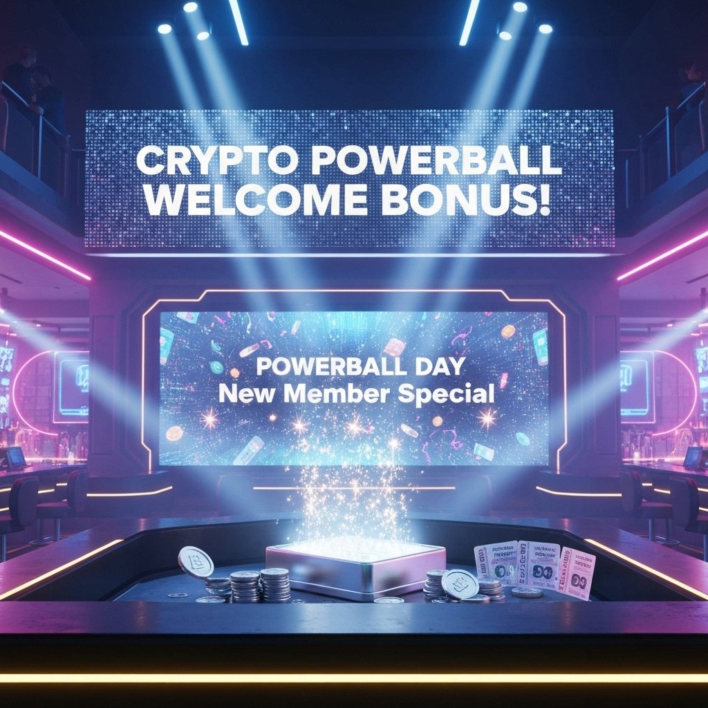 크립토파워볼 환영 보너스! 파워볼데이 신규 회원 특전 관련 이미지